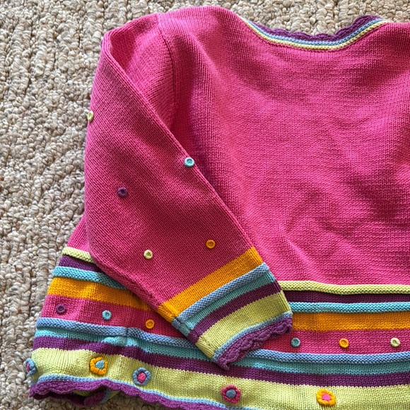 Hannah Anderson Colorful and Fun knit Button-Up Cardigan - Picture 7 of 8